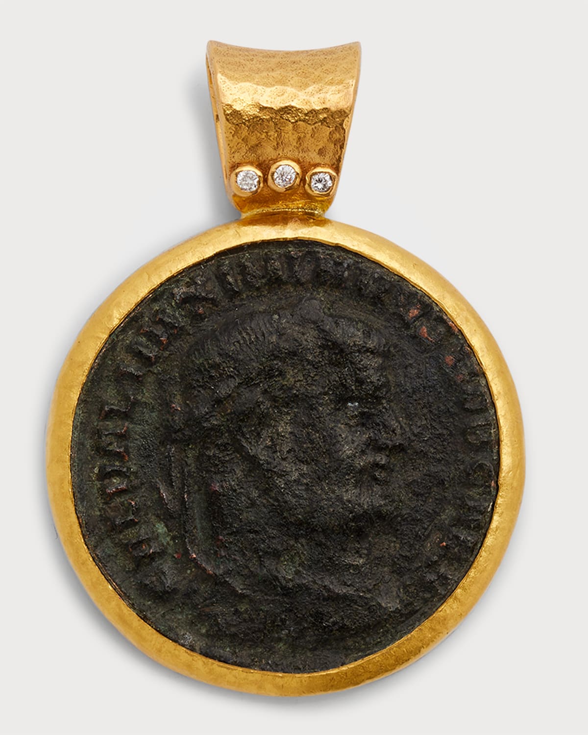 Gurhan Men's Mixed Gold Roman Coin Pendant