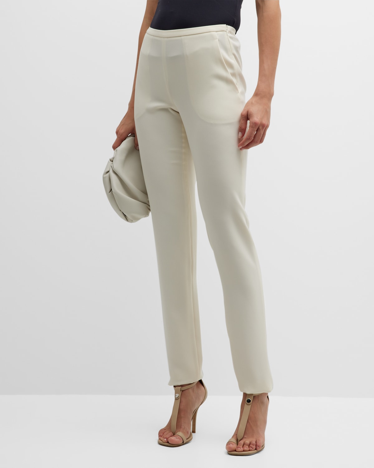 Skinny-Leg Stretch Trousers