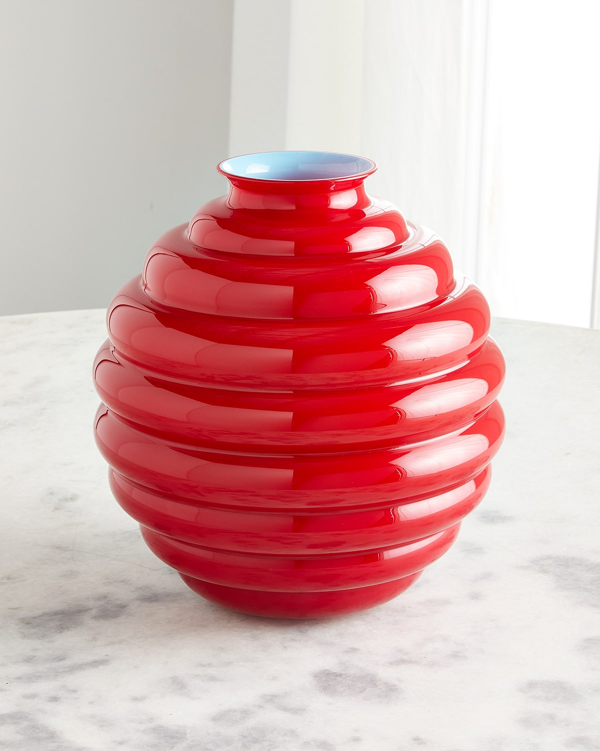 Carretto Venini Large Glass Vase