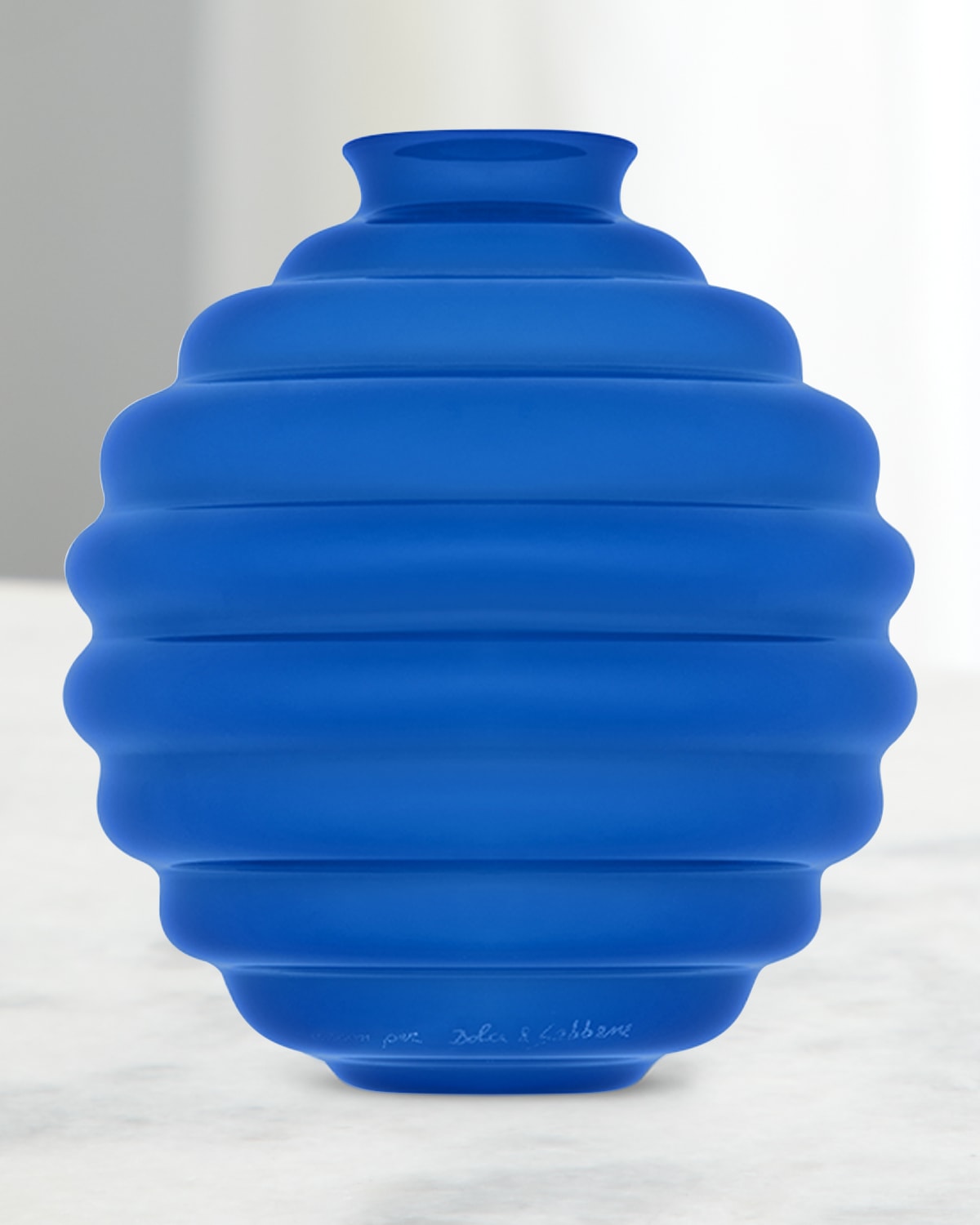 Carretto Venini Small Glass Vase, 7.1"