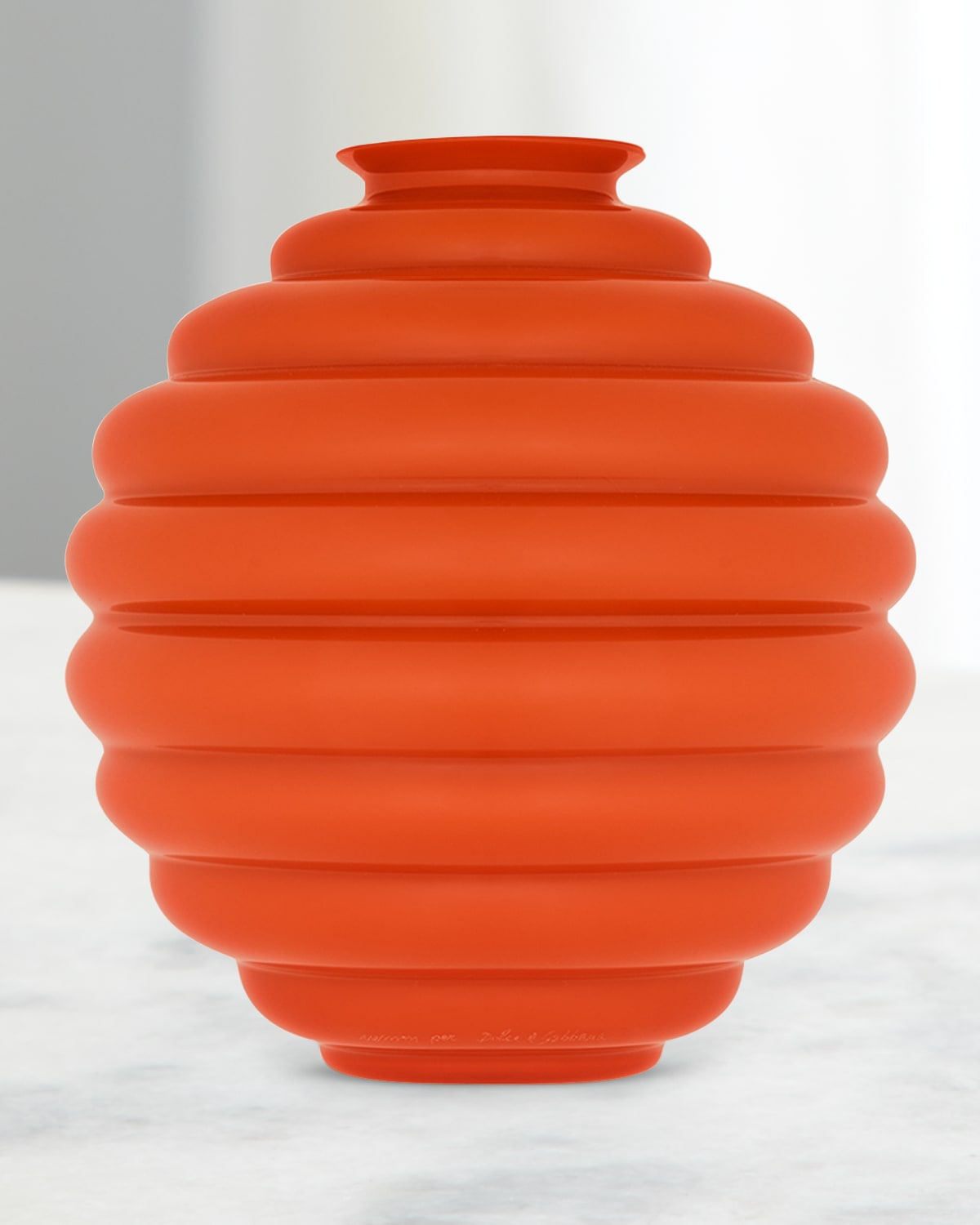 Carretto Venini Medium Glass Vase, 9.6"