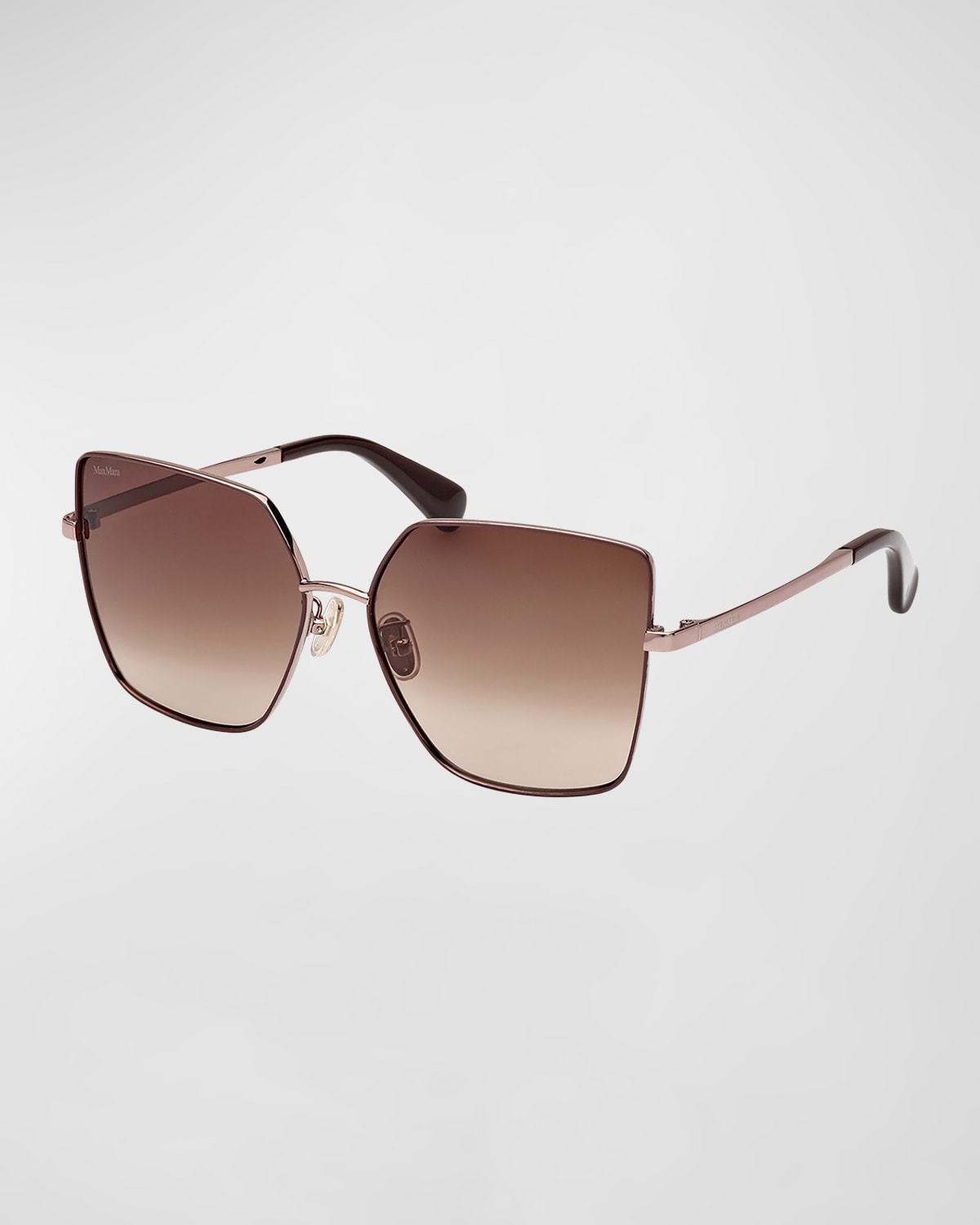 MAX MARA TONAL METAL BUTTERFLY SUNGLASSES