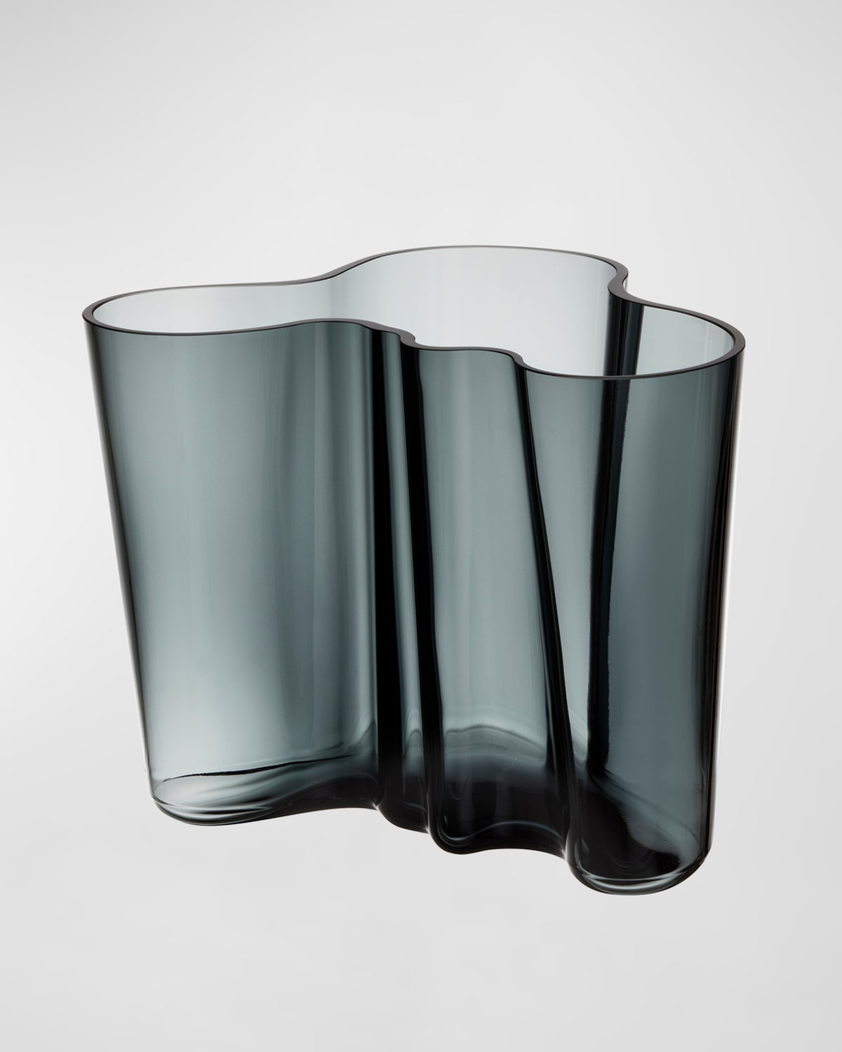 Shop Iittala Aalto Vase, 6.3" In Grey