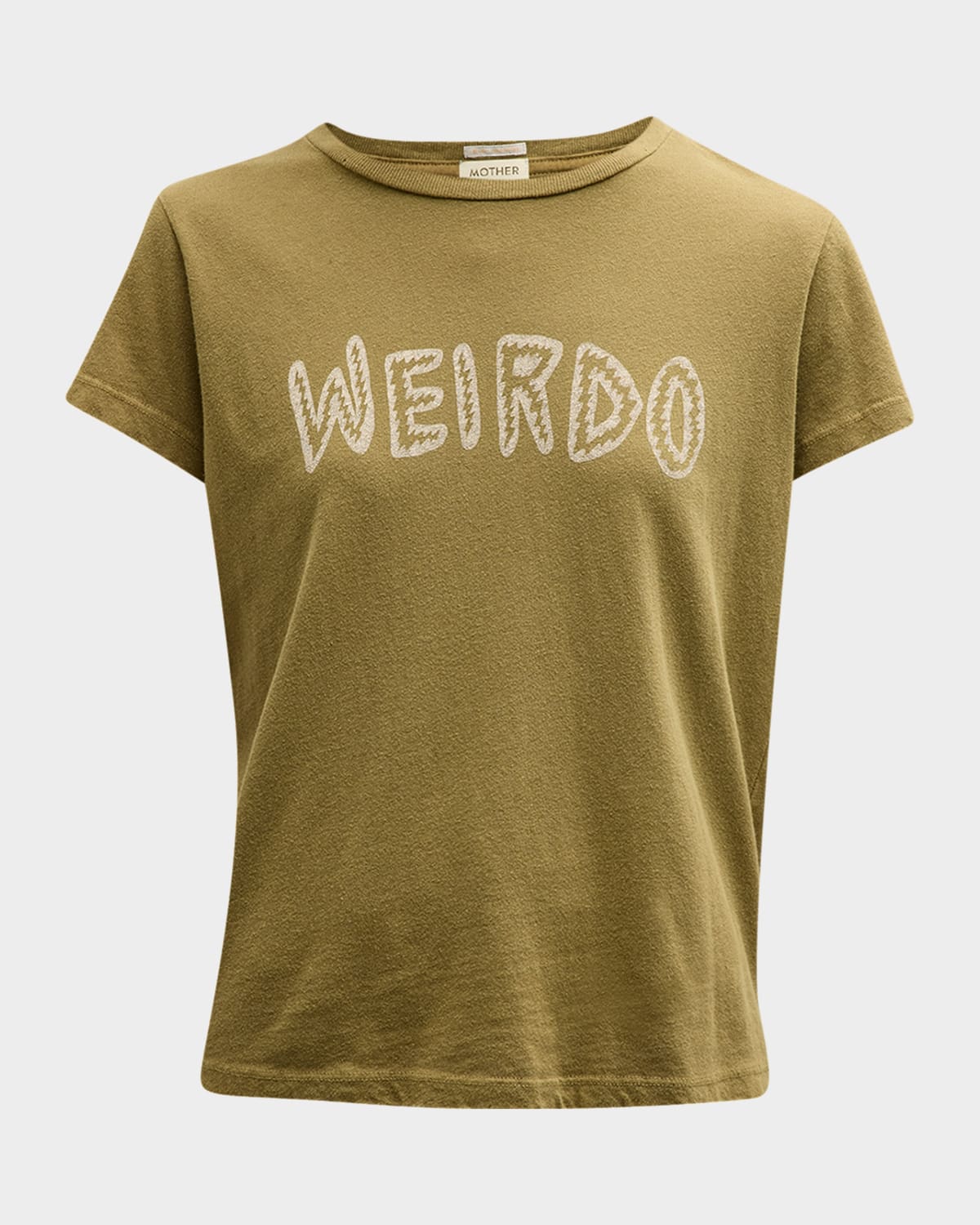Mother The Boxy Goodie Goodie Crewneck Tee In Weirdo