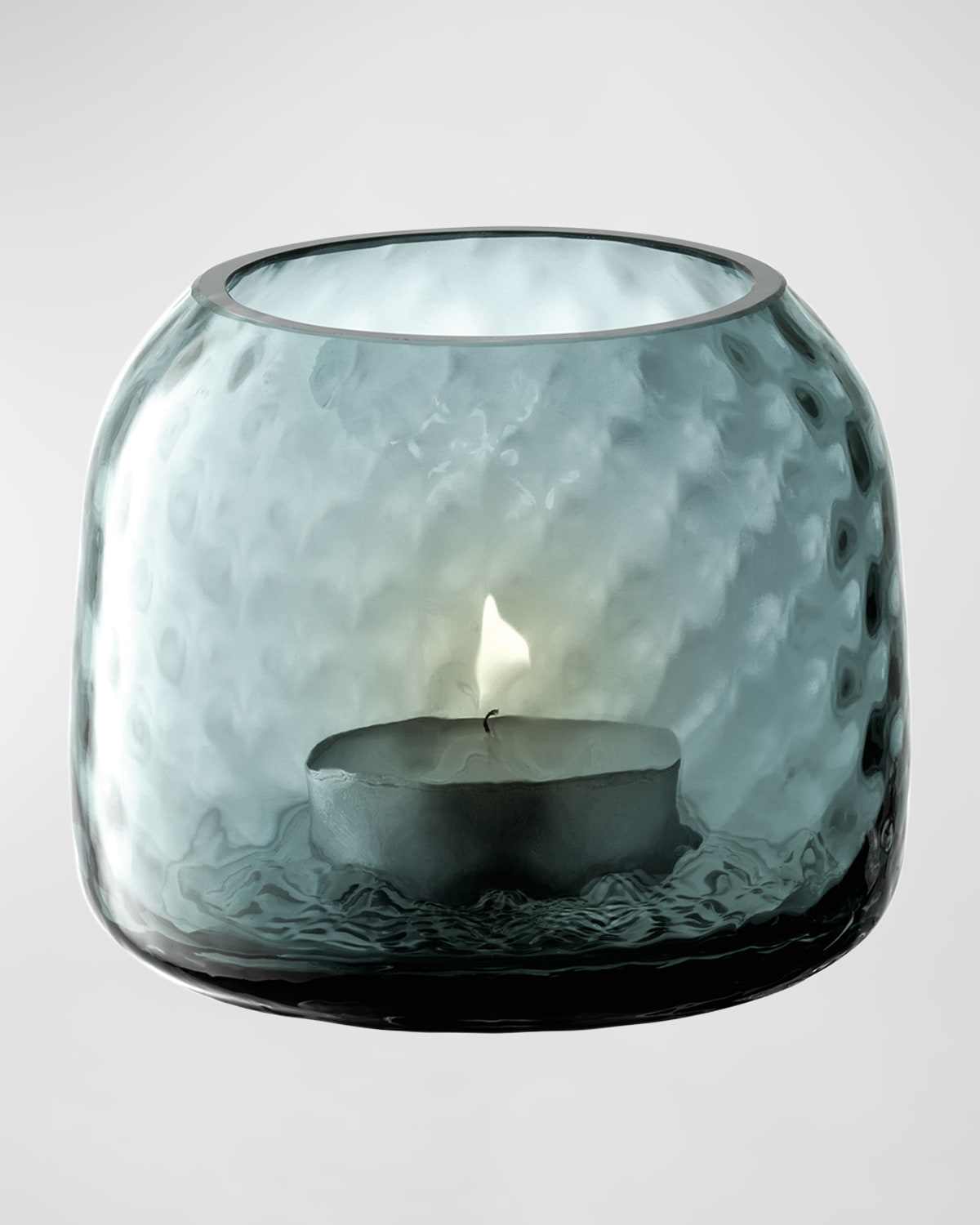 Shop Lsa Dapple Tea Light Vase In Blue