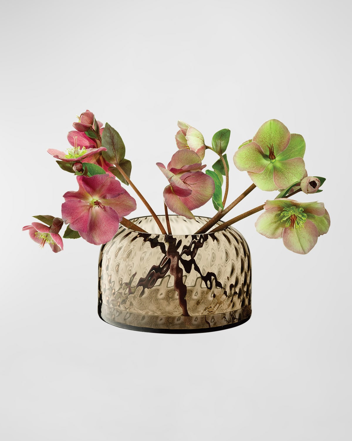 Lsa Dapple Textured Vase In Brown