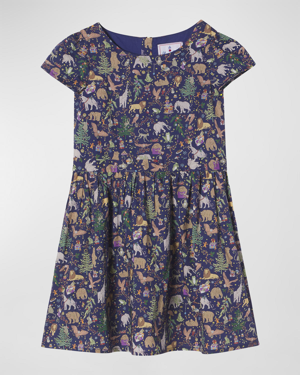 Classic Prep Childrenswear Kids' Girl's Tilly Liberty Christmas-print Dress