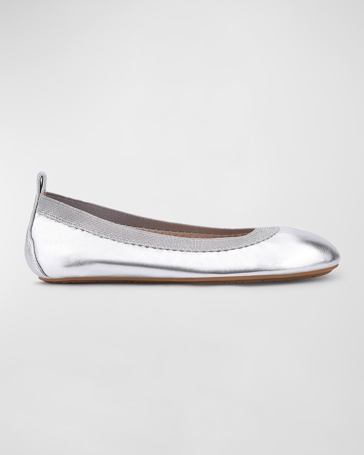 Yosi Samra Miss Samara Ballet Flat In Silver 1