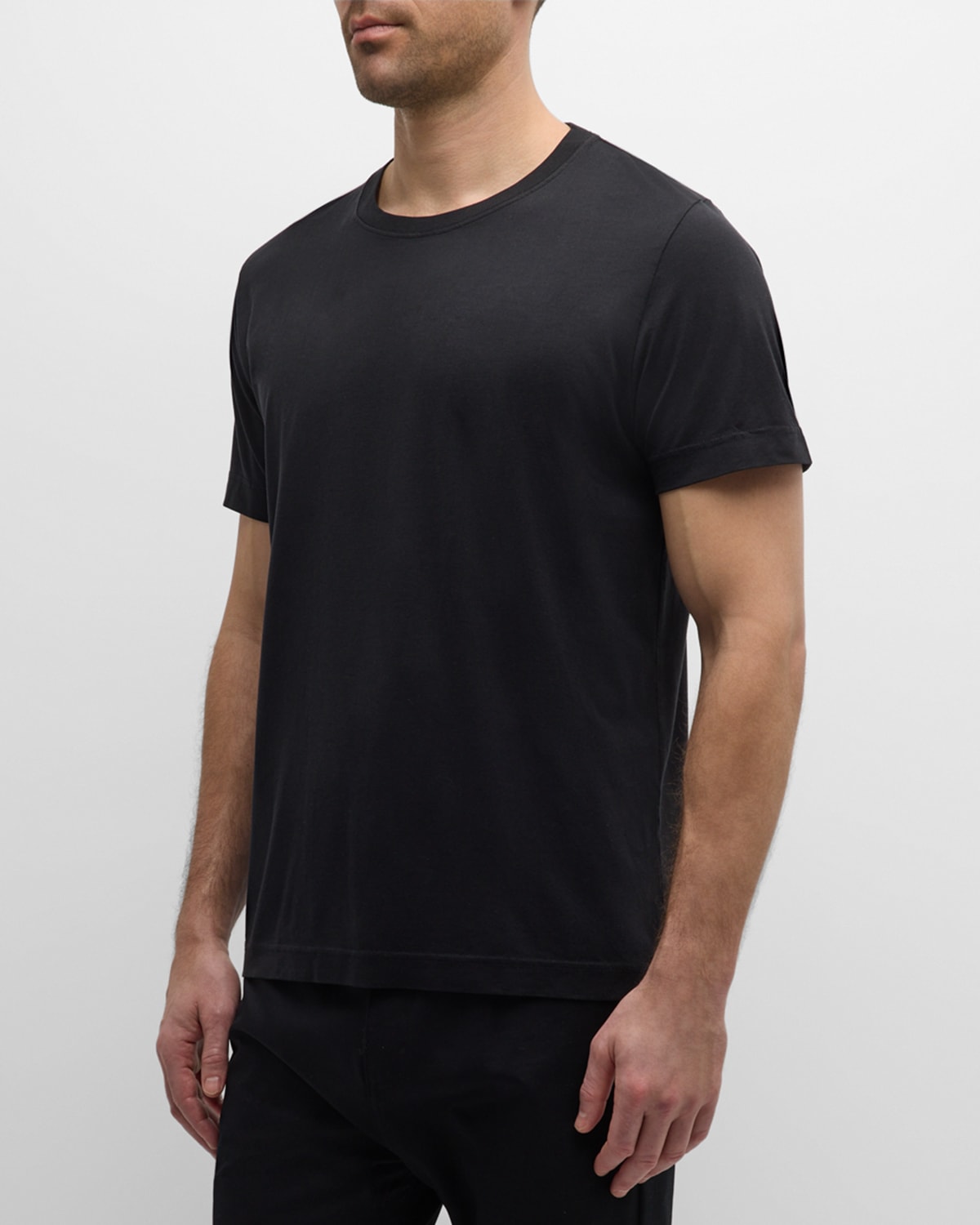 Cdlp Relaxed Cotton Training T-shirt In Black