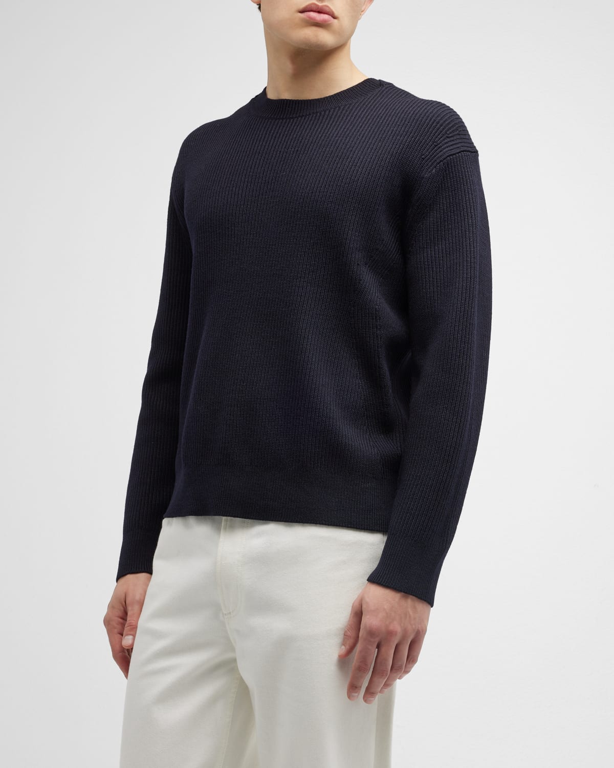 Men's Lamar Ribbed Wool Sweater