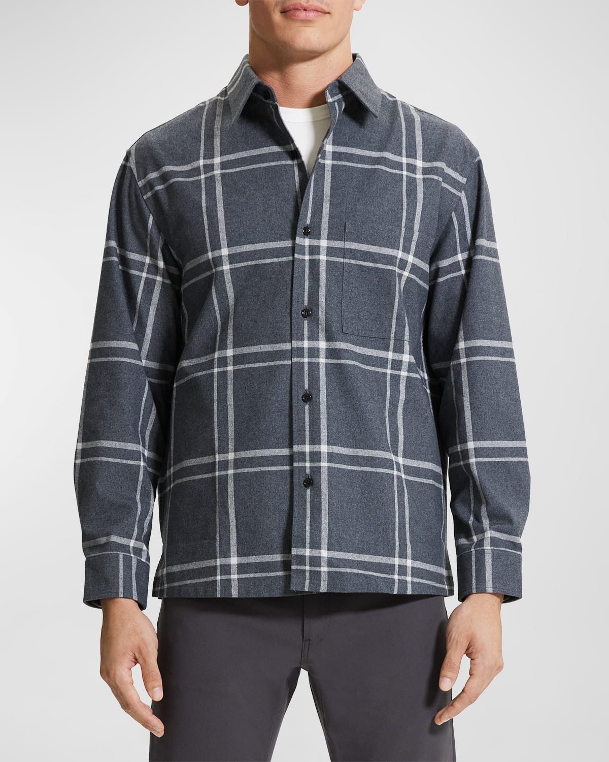 Men's Clyfford Plaid Button-Down Shirt