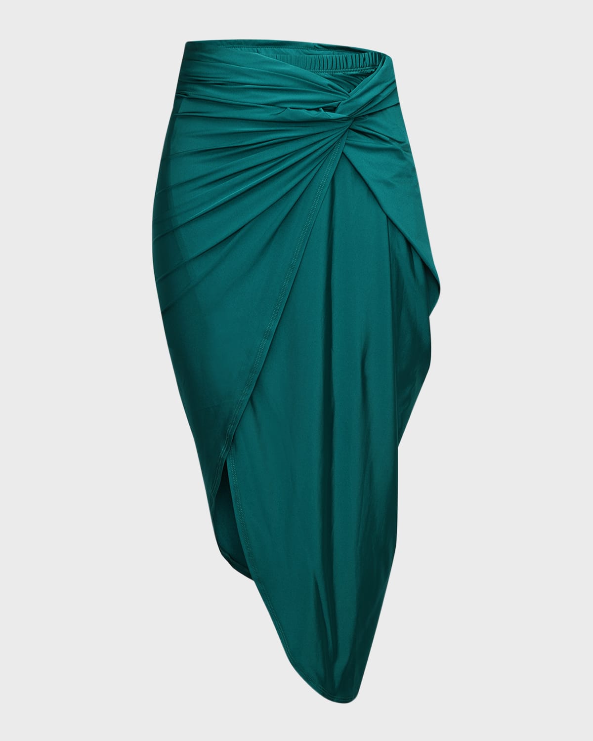 Sunshine 79 Gypset Convertible Faux Wrap Coverup In Jade