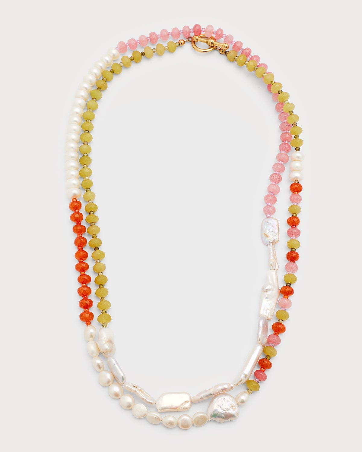 Rhinebeck Crystal Bead & Pearl Necklace