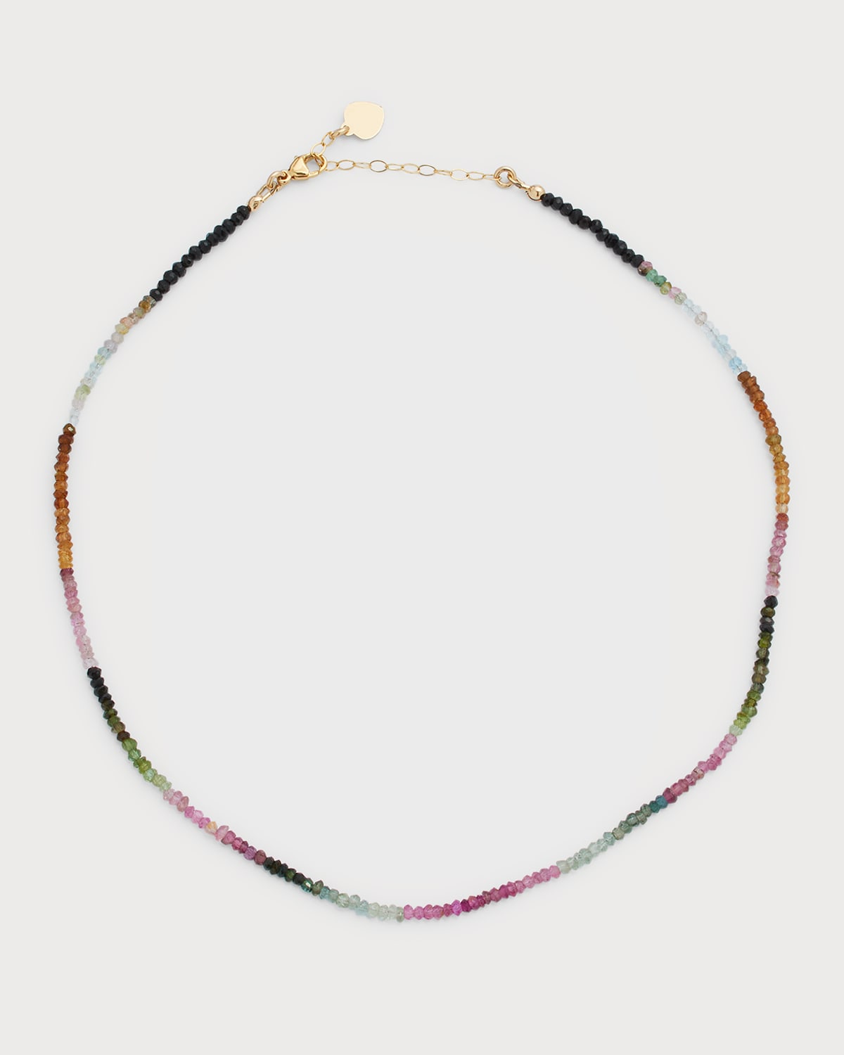 The Strand Necklace with Multicolor Tourmaline