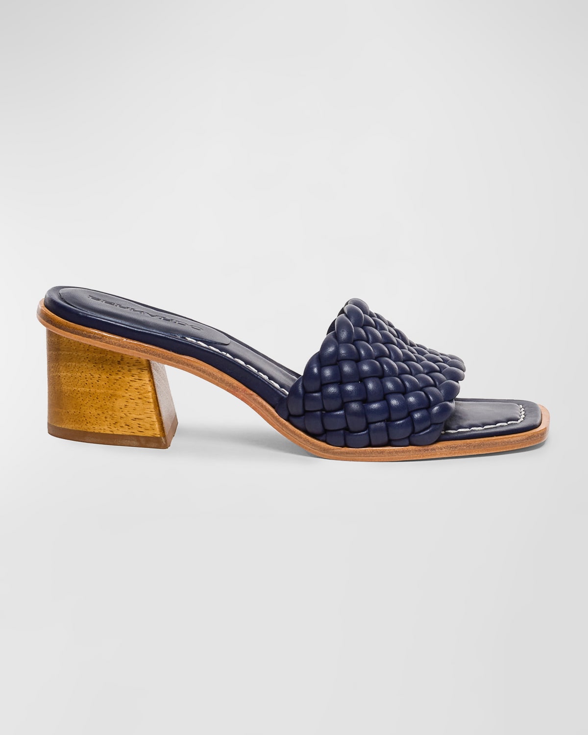 Bernardo Women's Bethesda Leather Woven Sandal In Midnight