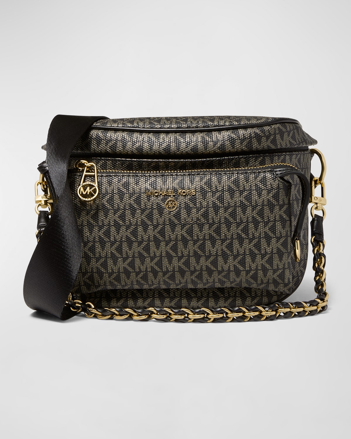 Michael Michael Kors Slater Medium Sling Monogram Messenger Bag In