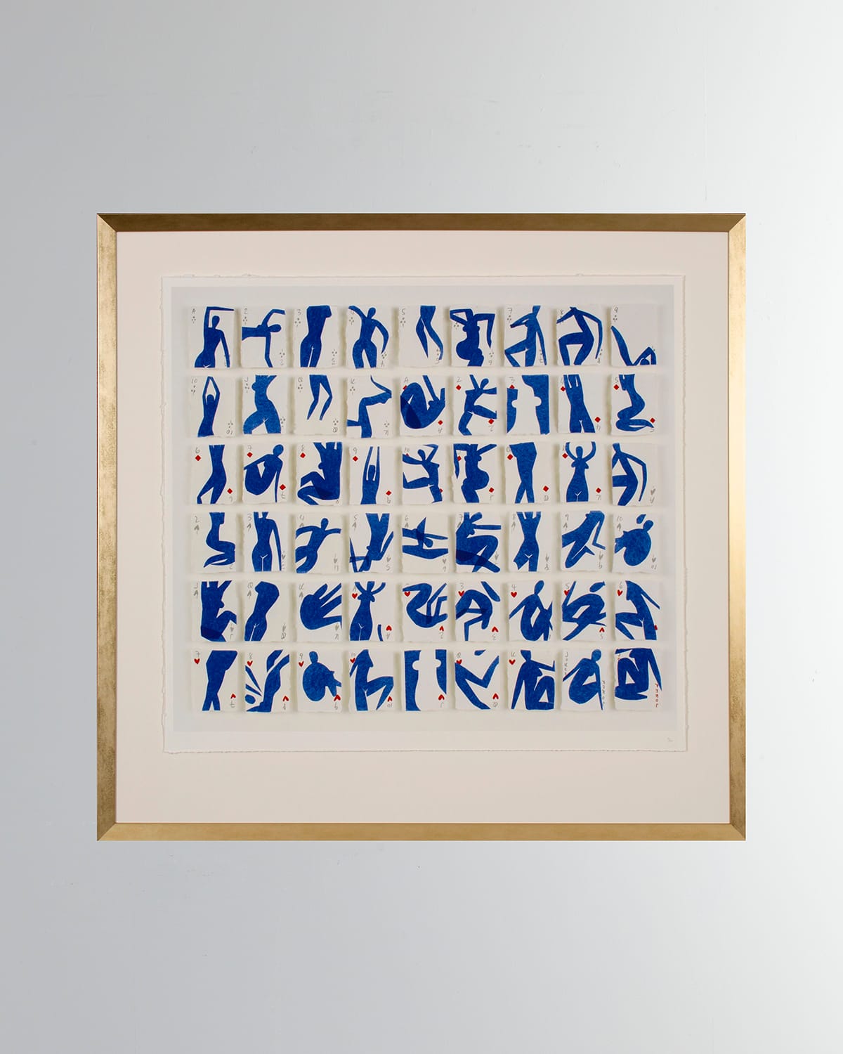 Shadow Catchers A Pack Of Blue Dancers Wall Art