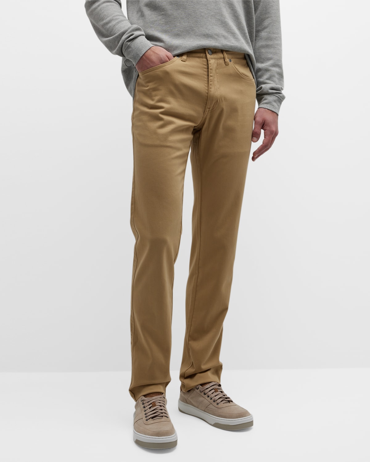 Peter Millar straight-leg wool-blend trousers