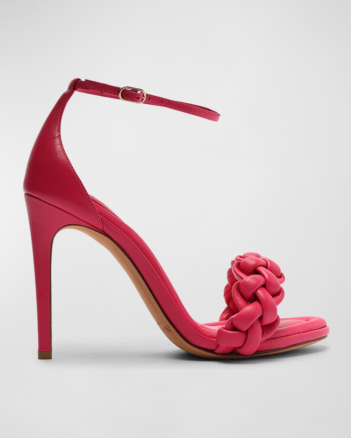 Francis Braided Ankle-Strap Sandals