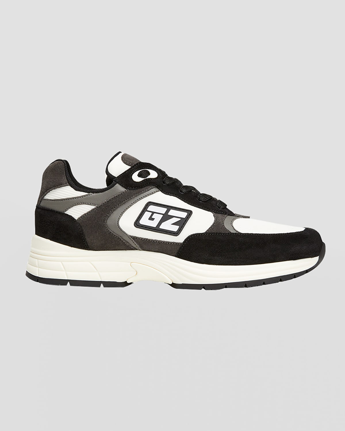 Giuseppe Zanotti Men's Gz Runner Sneakers In Blk/wht/grey