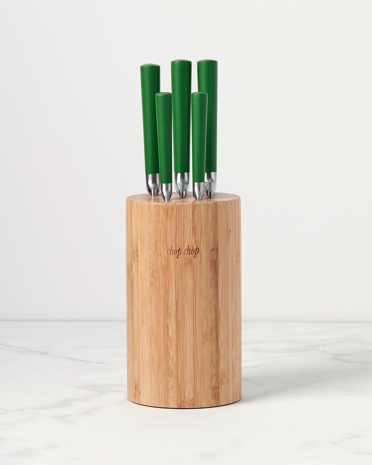 knock on wood 6-piece cutlery block