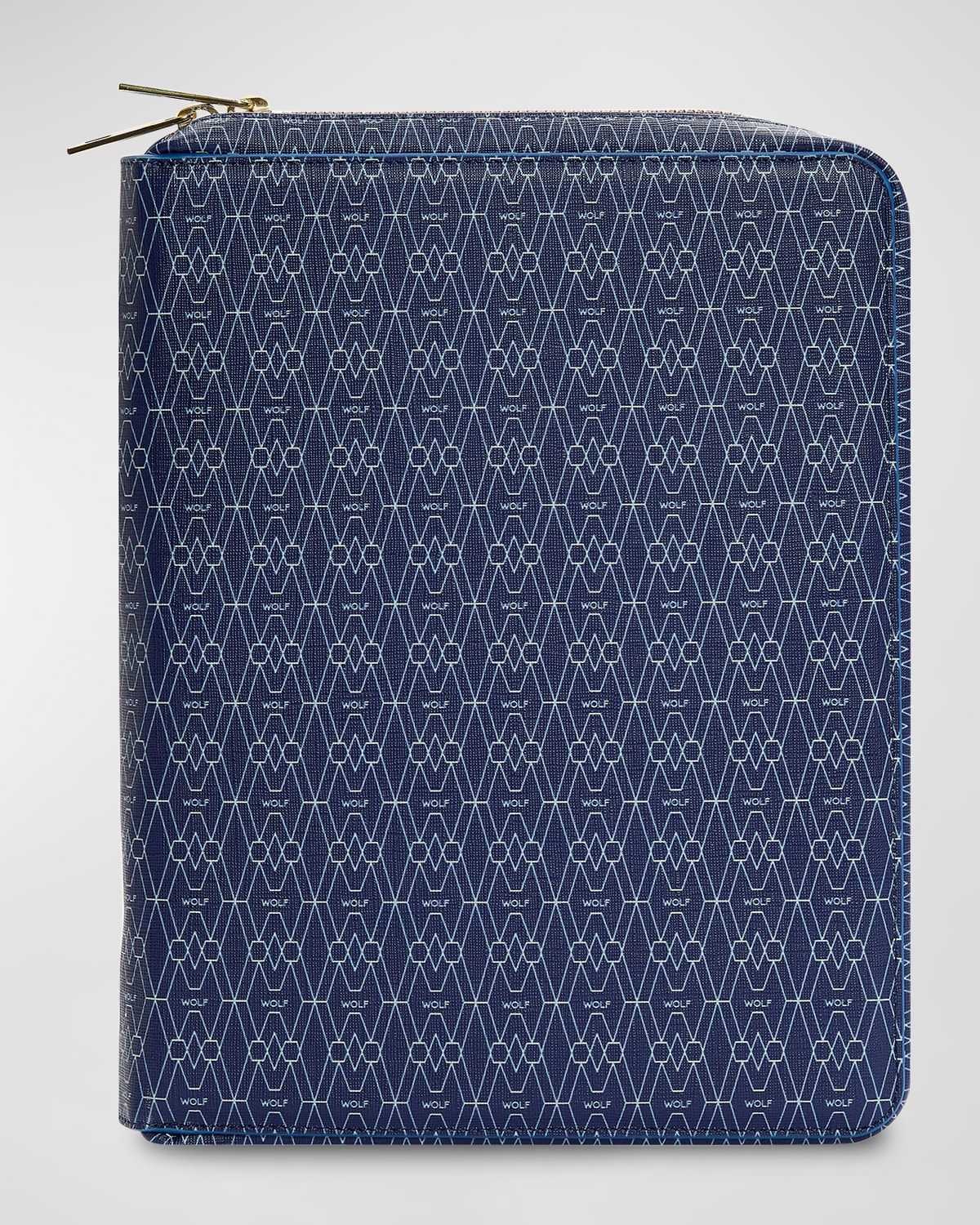 Wolf Men's Vegan Monogram Ipad Air Case In Blue