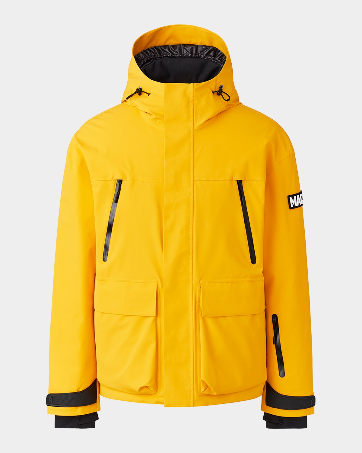 Mackage Men's Frost-z Waterproof Hooded Down Ski Jacket In Sunset