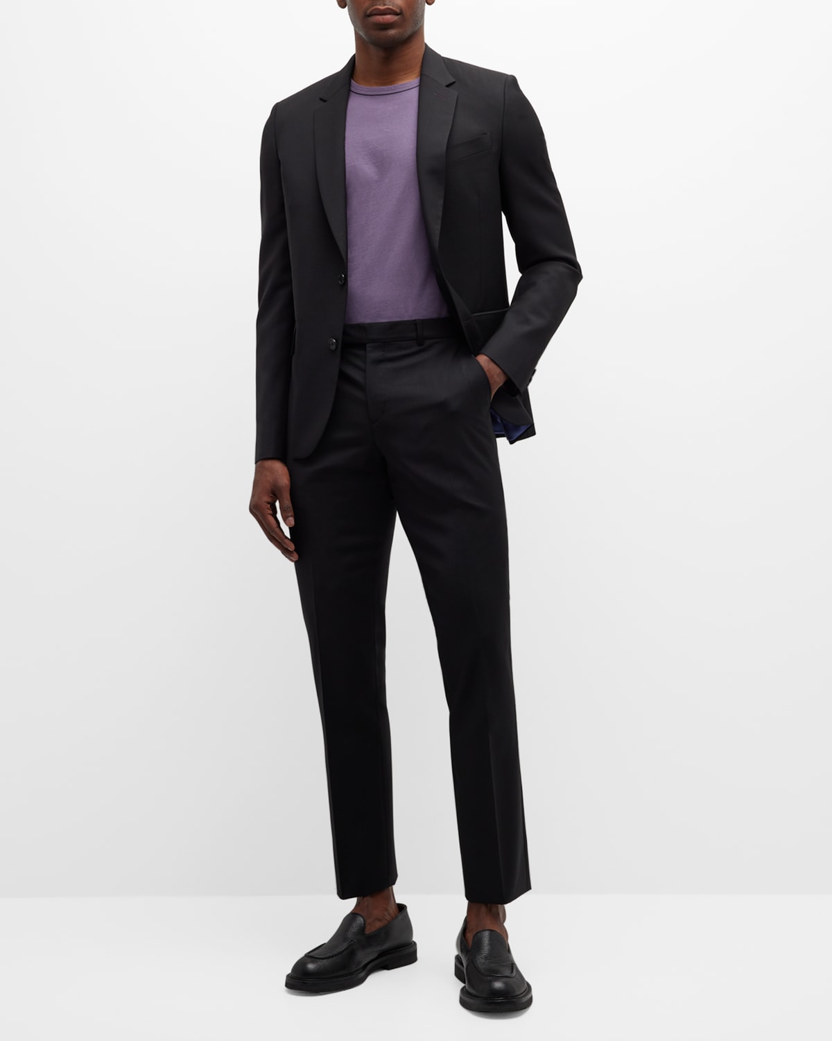Paul Smith Wool Two-piece Suit In Black