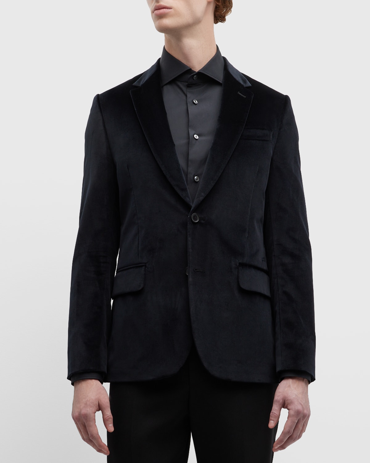 Paul Smith Men's Velvet Tuxedo Jacket In Black