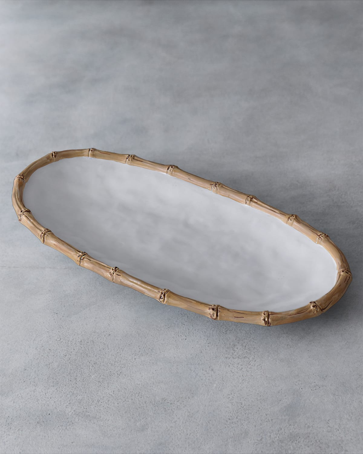 Vida Bamboo Indoor/Outdoor Oval Platter