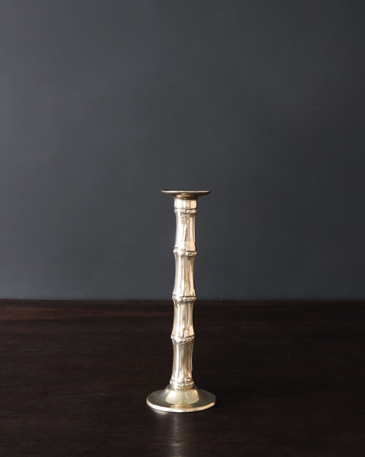 SIERRA MODERN Bamboo Large Candlestick Holder (Gold)