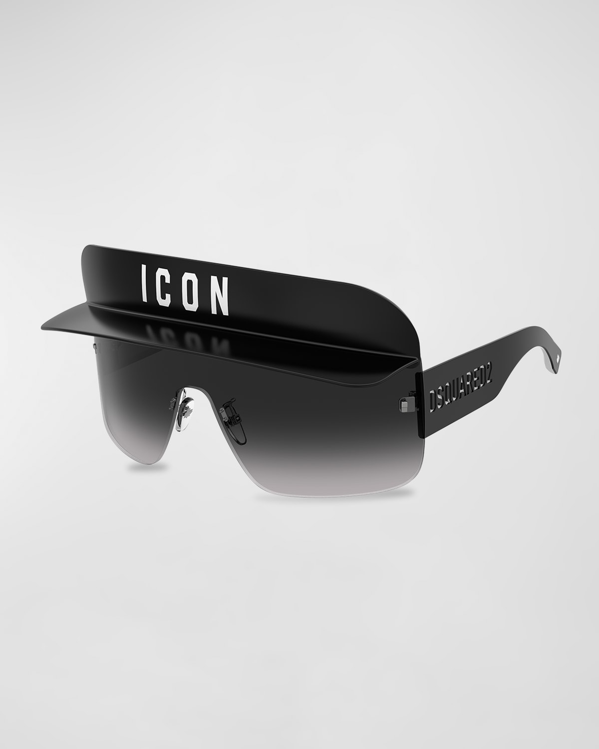 Dsquared2 99mm Icon Shield Sunglasses In Black