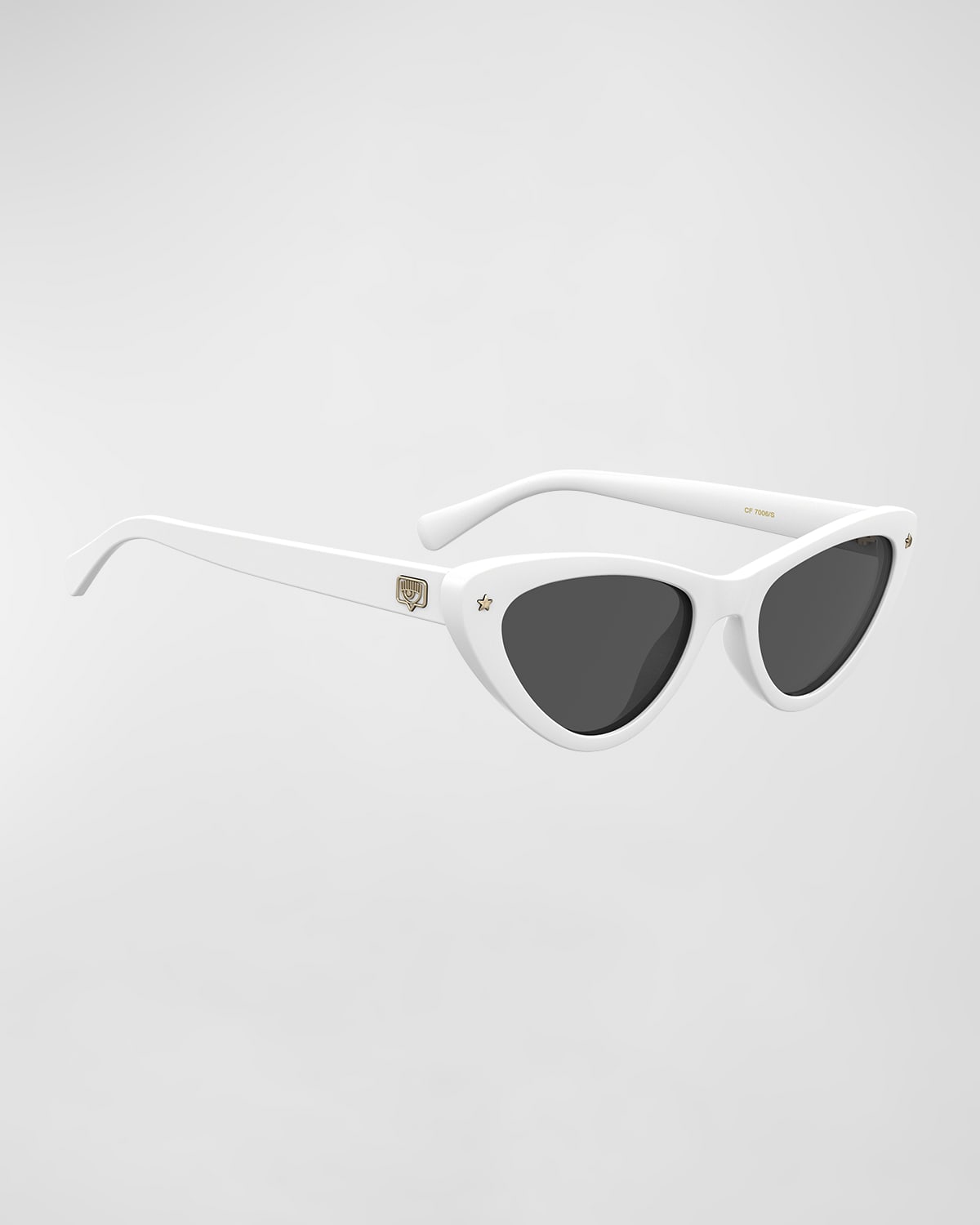 Chiara Ferragni Speckled Propionate Cat-eye Sunglasses In Multi