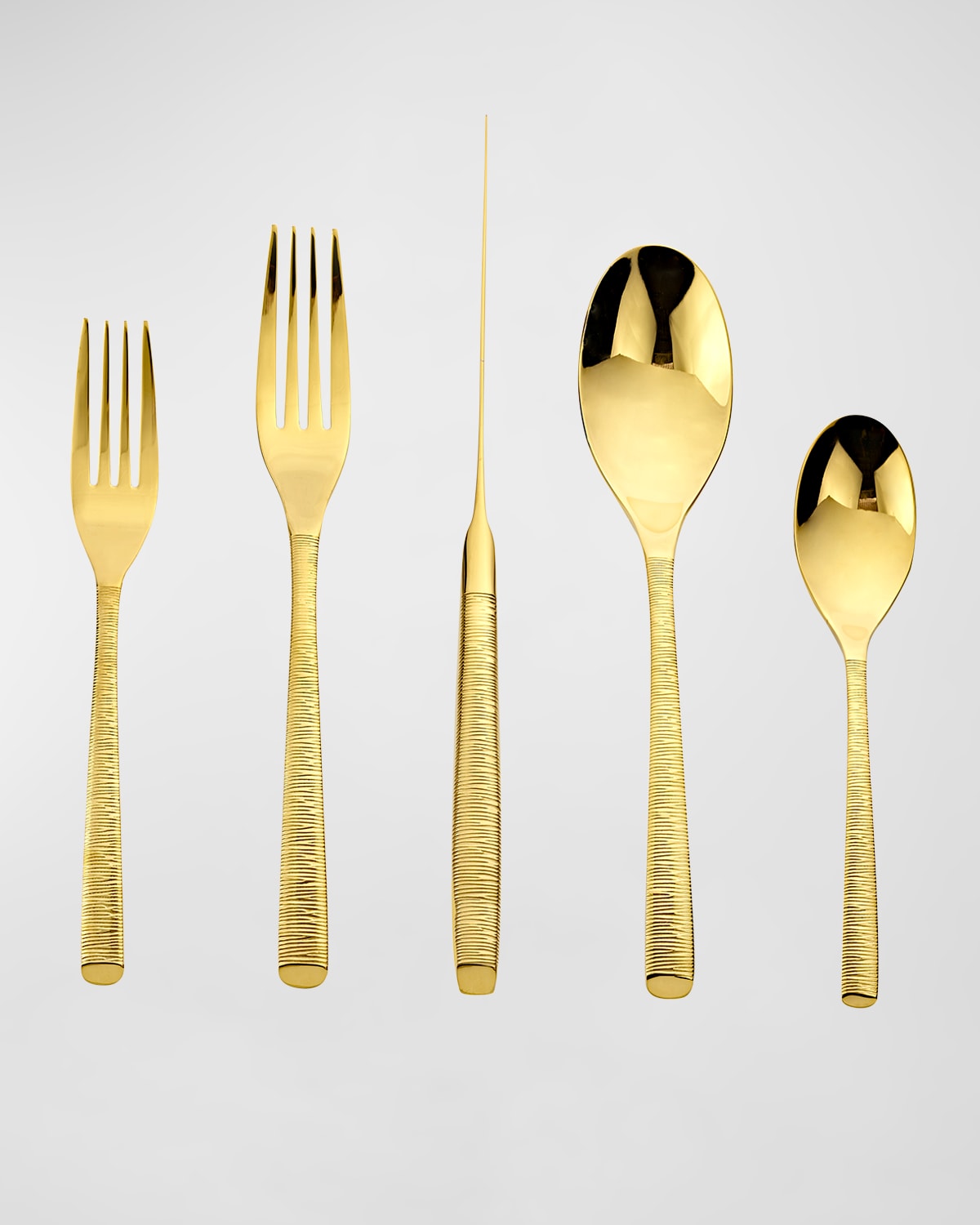 Birchwood Gold 45-Piece Flatware Set