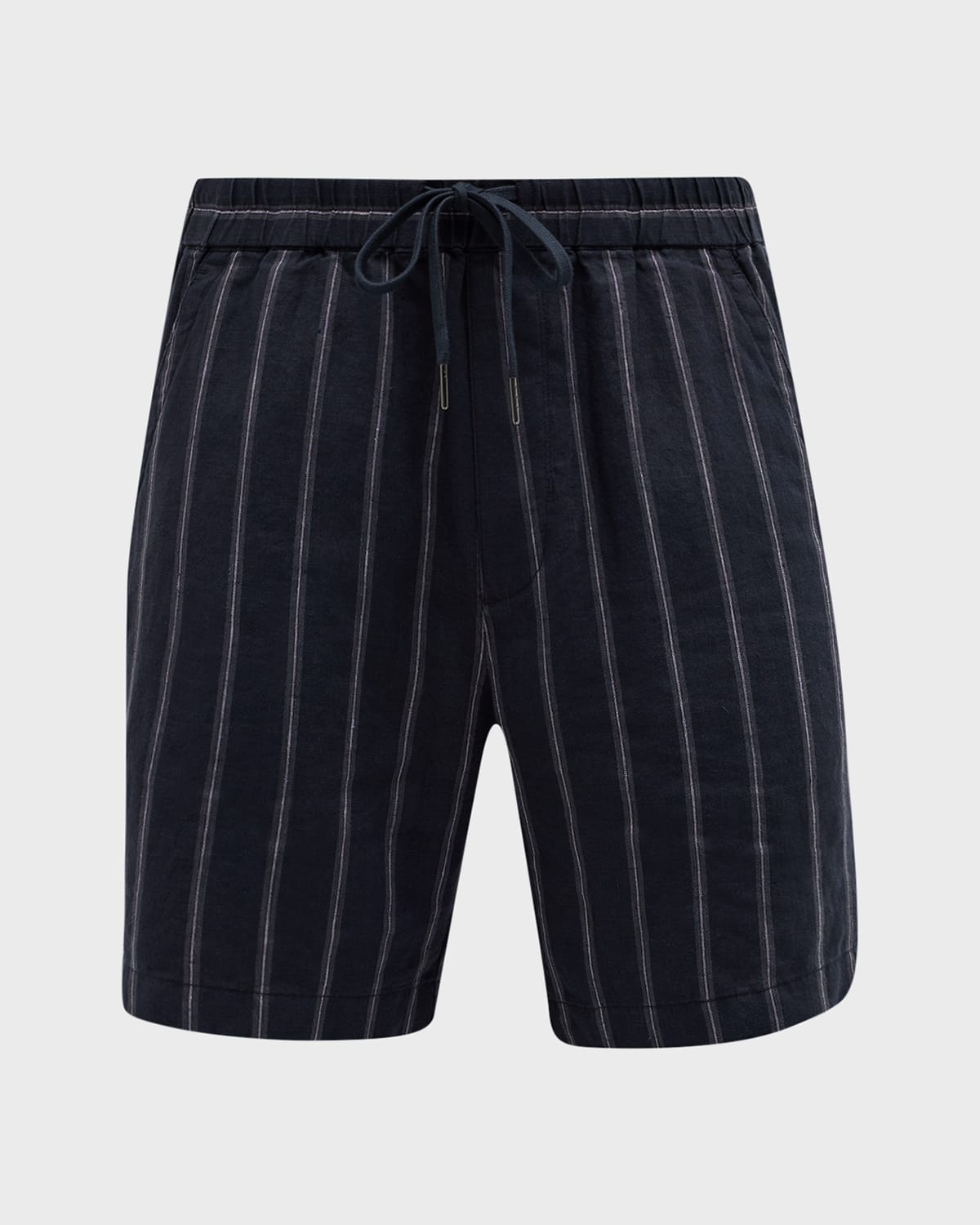 Vince Windsor Stripe Drawstring Shorts In Coastal