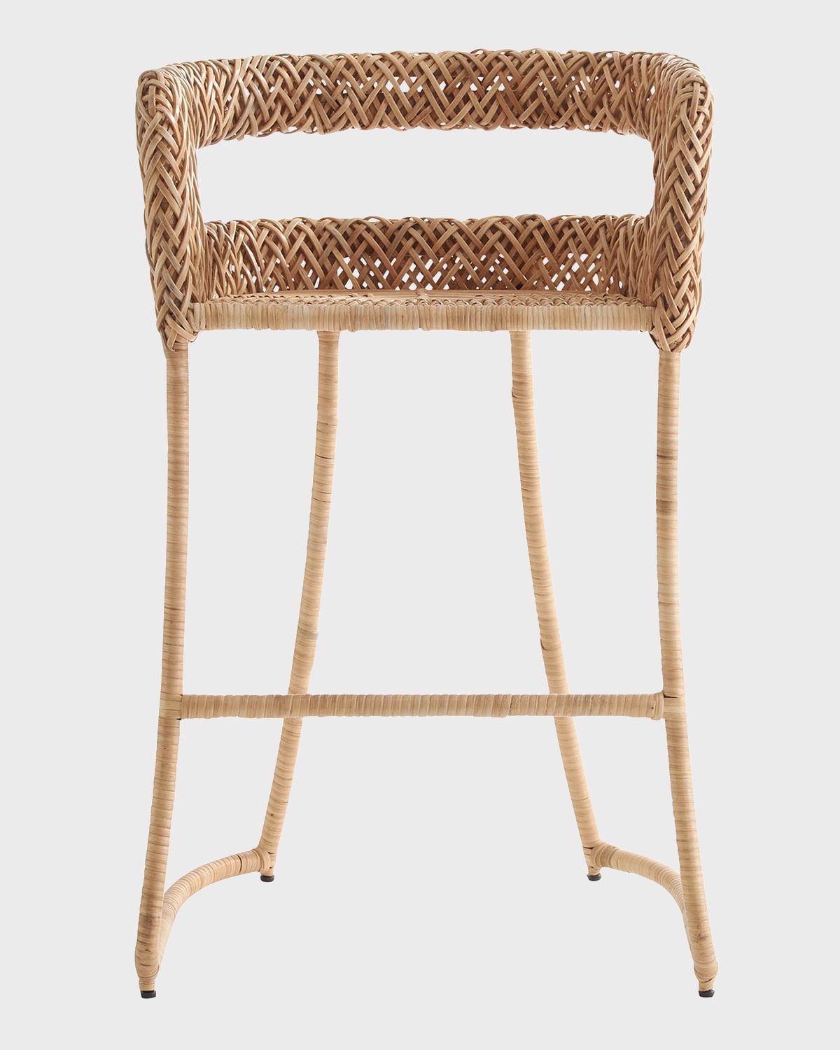 Arteriors Macon Rattan Bar Stool 27.5"
