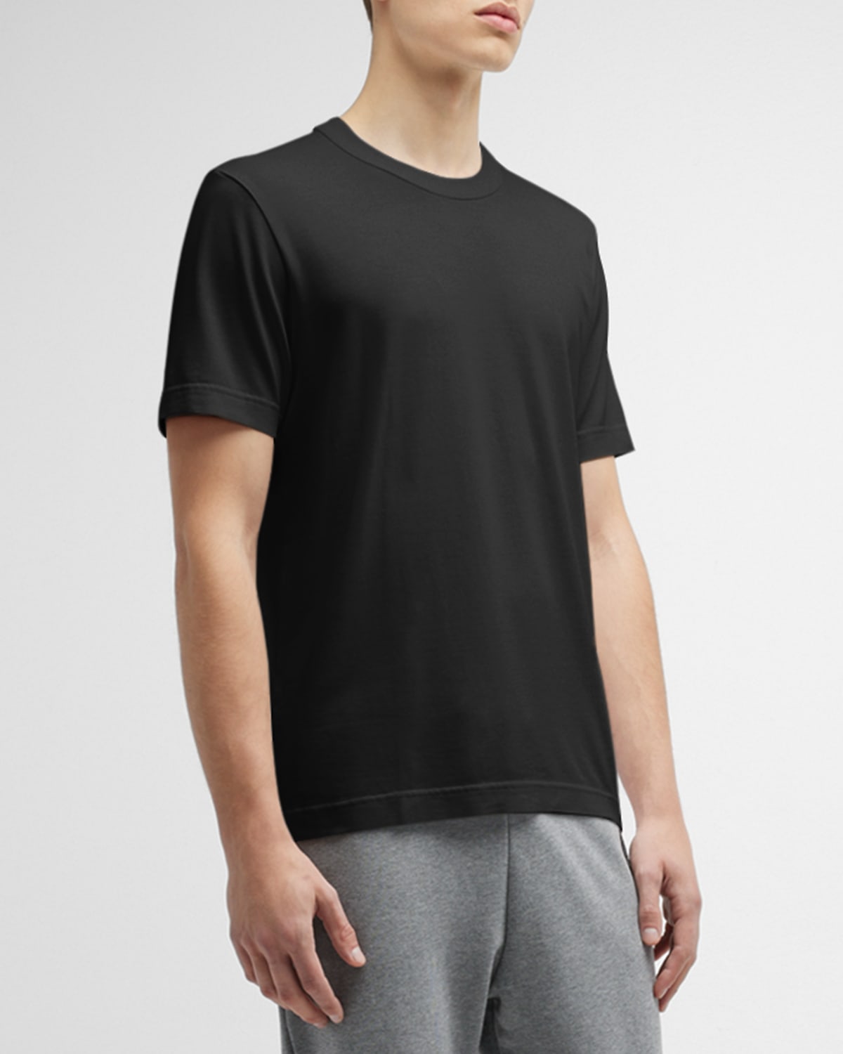 Shop Cdlp Men's Heavyweight Cotton T-shirt In Black