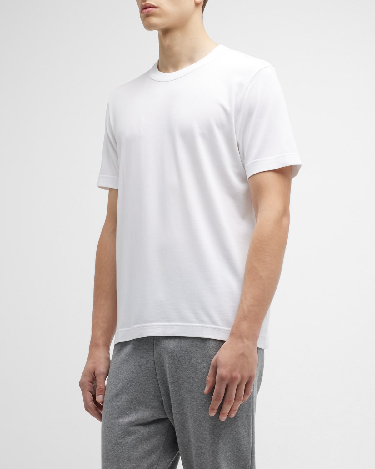 Shop Cdlp Men's Heavyweight Cotton T-shirt In White