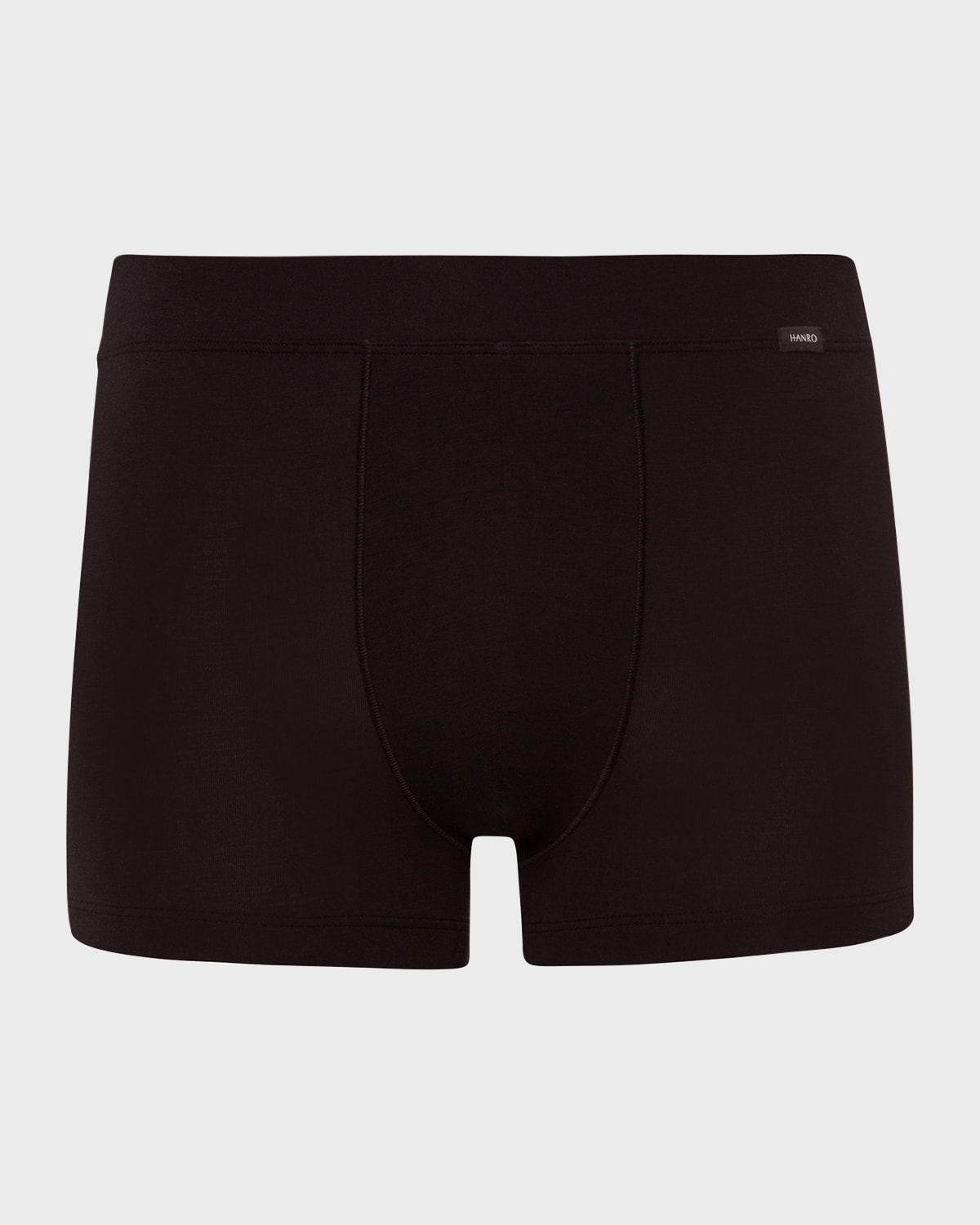 Shop Hanro Men's Natural Function Boxer Briefs In Black