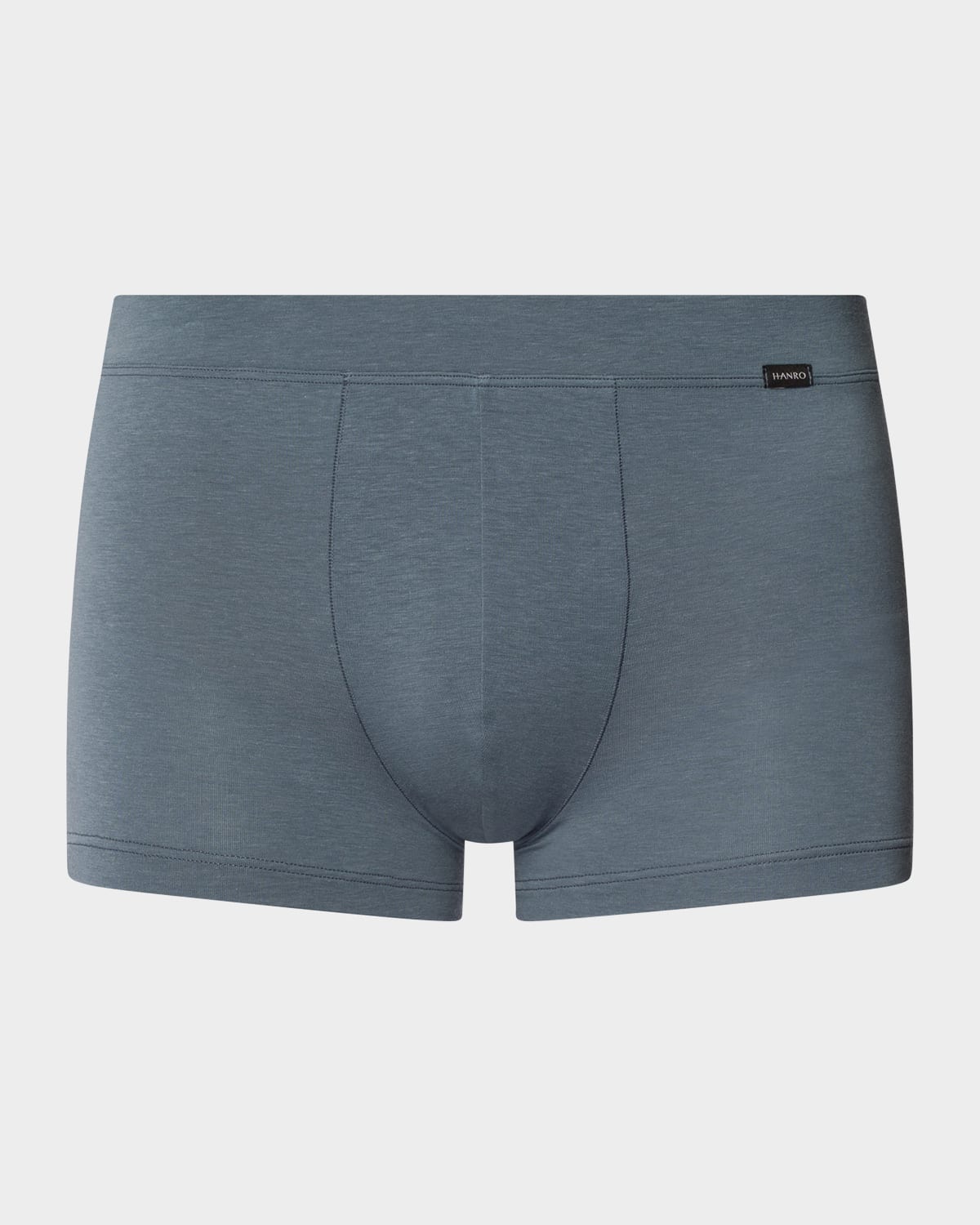 Hanro Natural Function Tencel And Cotton Boxer Brief In Black Clay