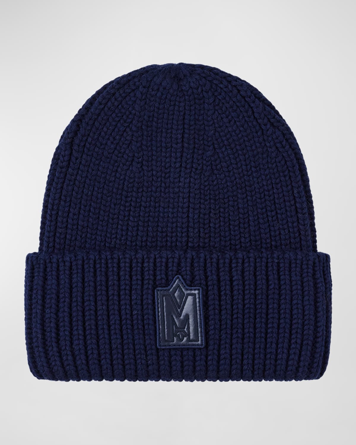 MACKAGE MEN'S JUDE TONAL LOGO TOQUE BEANIE HAT