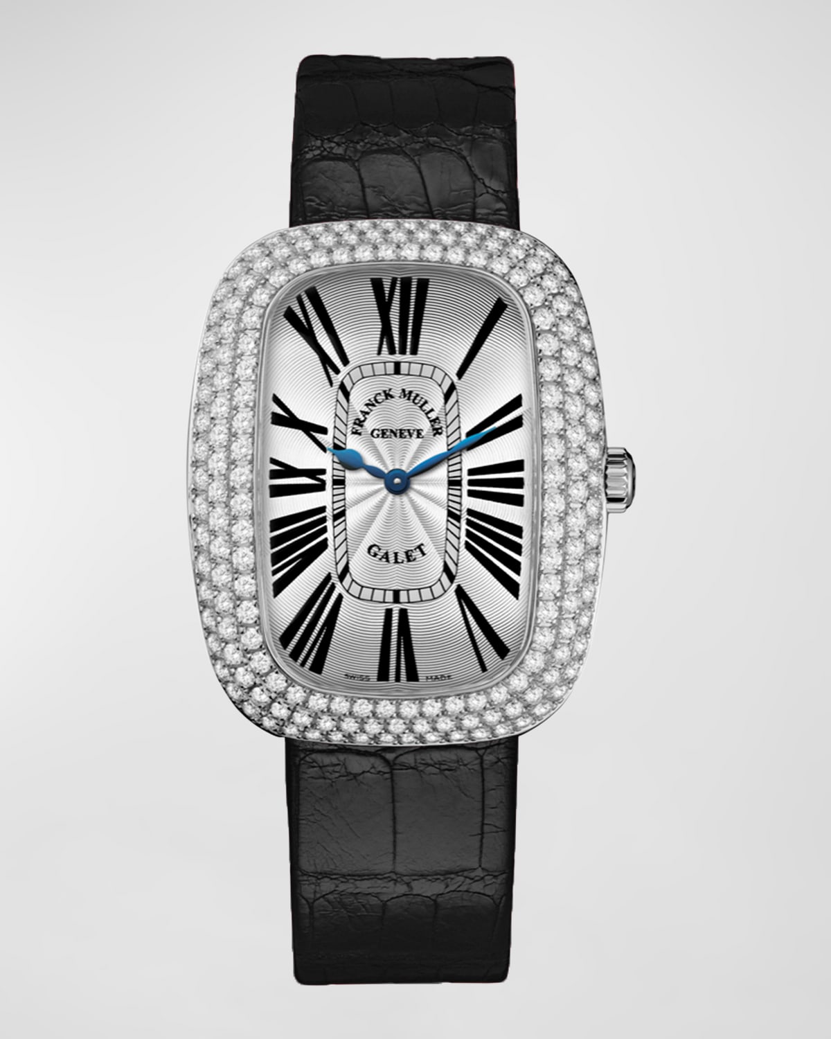 Franck Muller Men's Galet Stainless Steel Diamond Watch