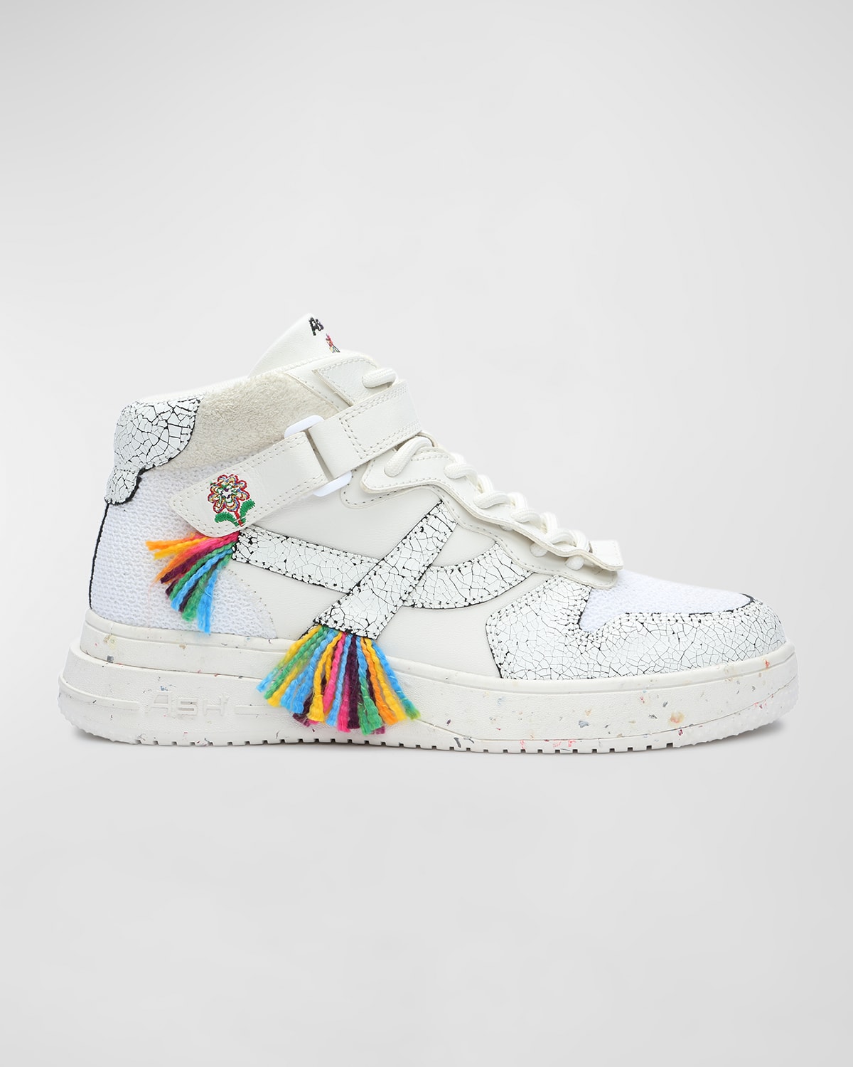 ASH PARKER RAINBOW MID-TOP SNEAKERS