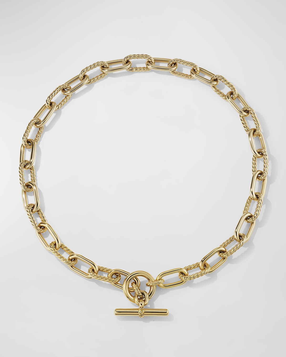 David Yurman Dy Madison Toggle Chain Necklace In 18k Gold, 11mm, 18"l