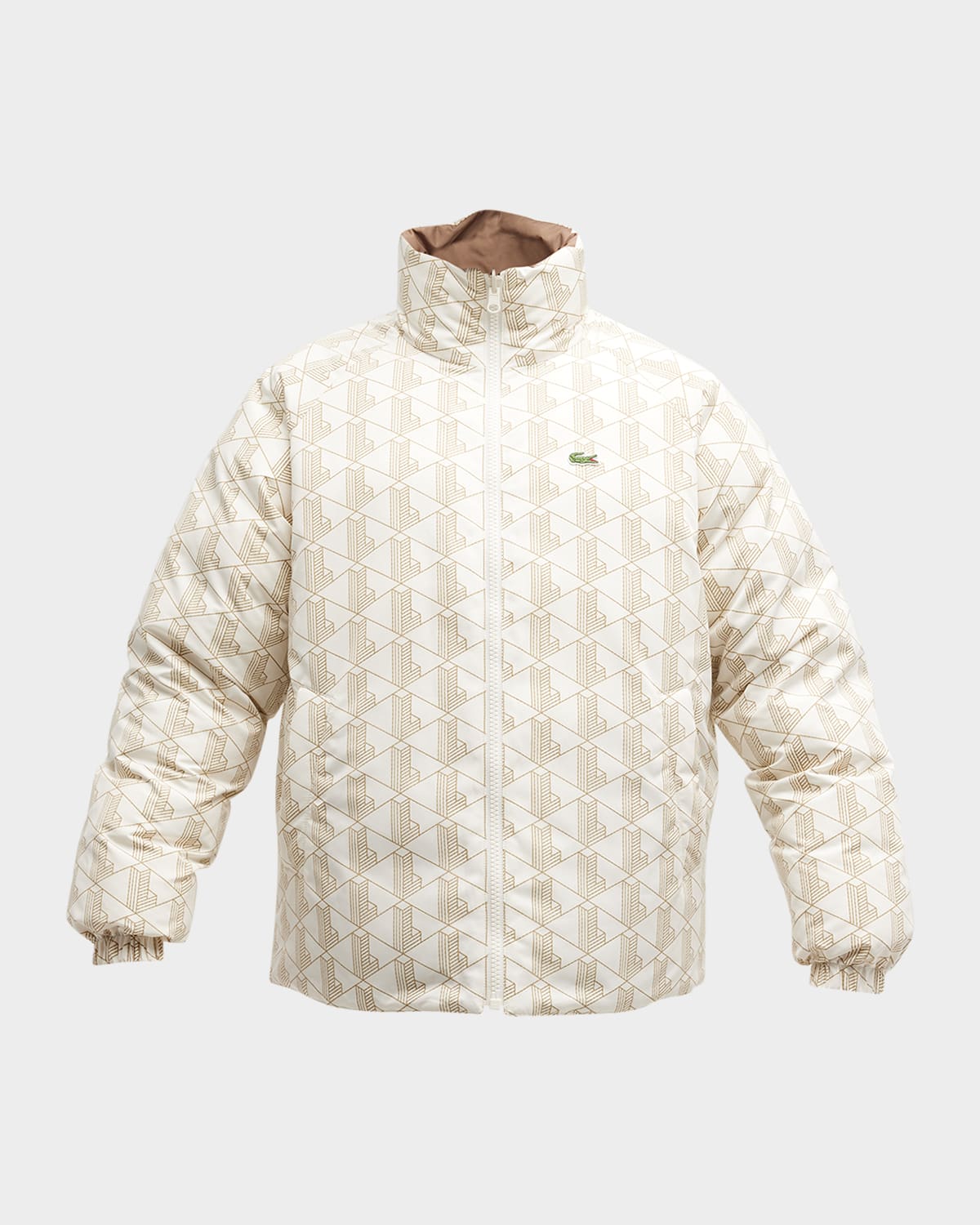 Lacoste AOP Reversible Puffer Jacket