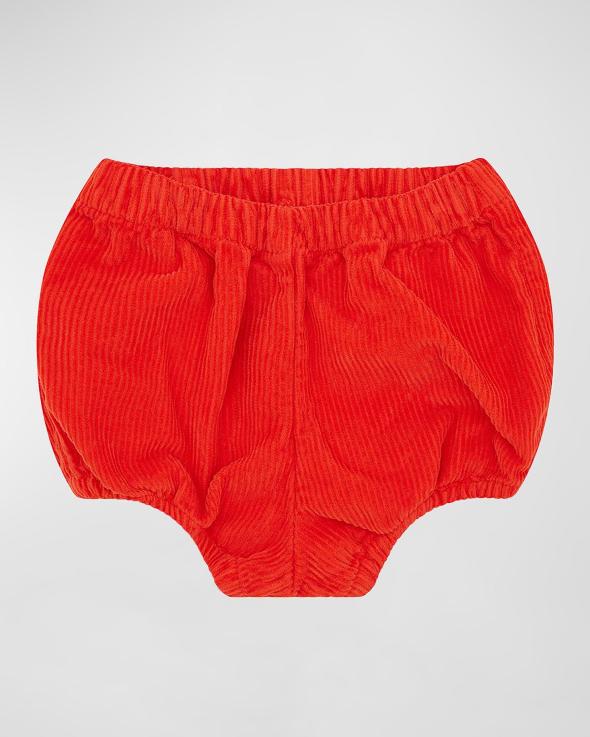 Vild - House Of Little Kid's Wide Corduroy Bloomers In Dark Coral