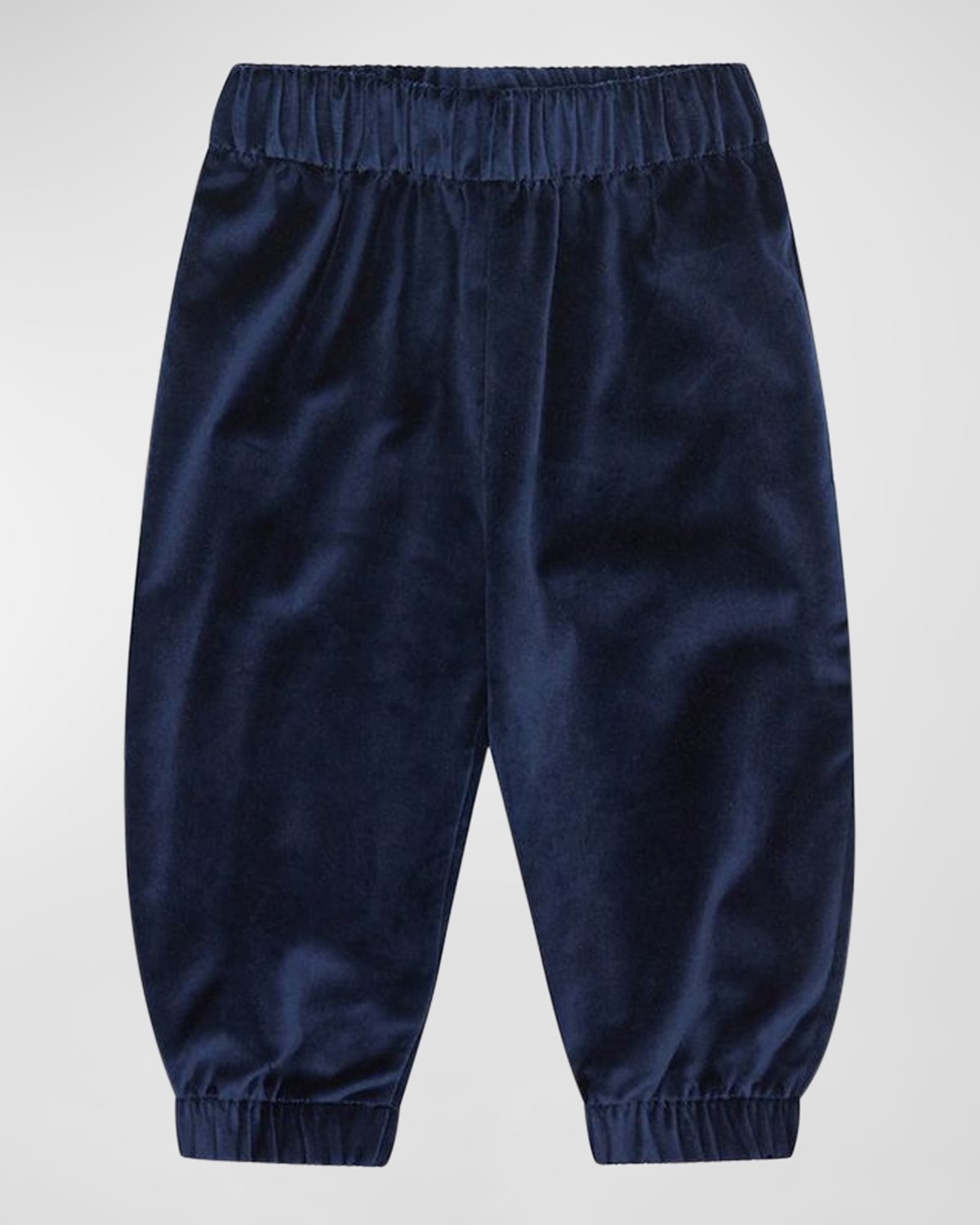 Vild - House Of Little Kid's Organic Cotton Velvet Trousers In Navy Blue