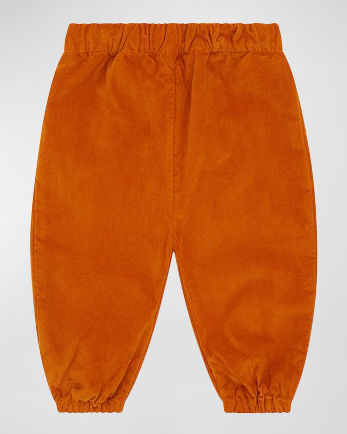Vild - House Of Little Kid's Organic Cotton Velvet Trousers In Raw Sienna
