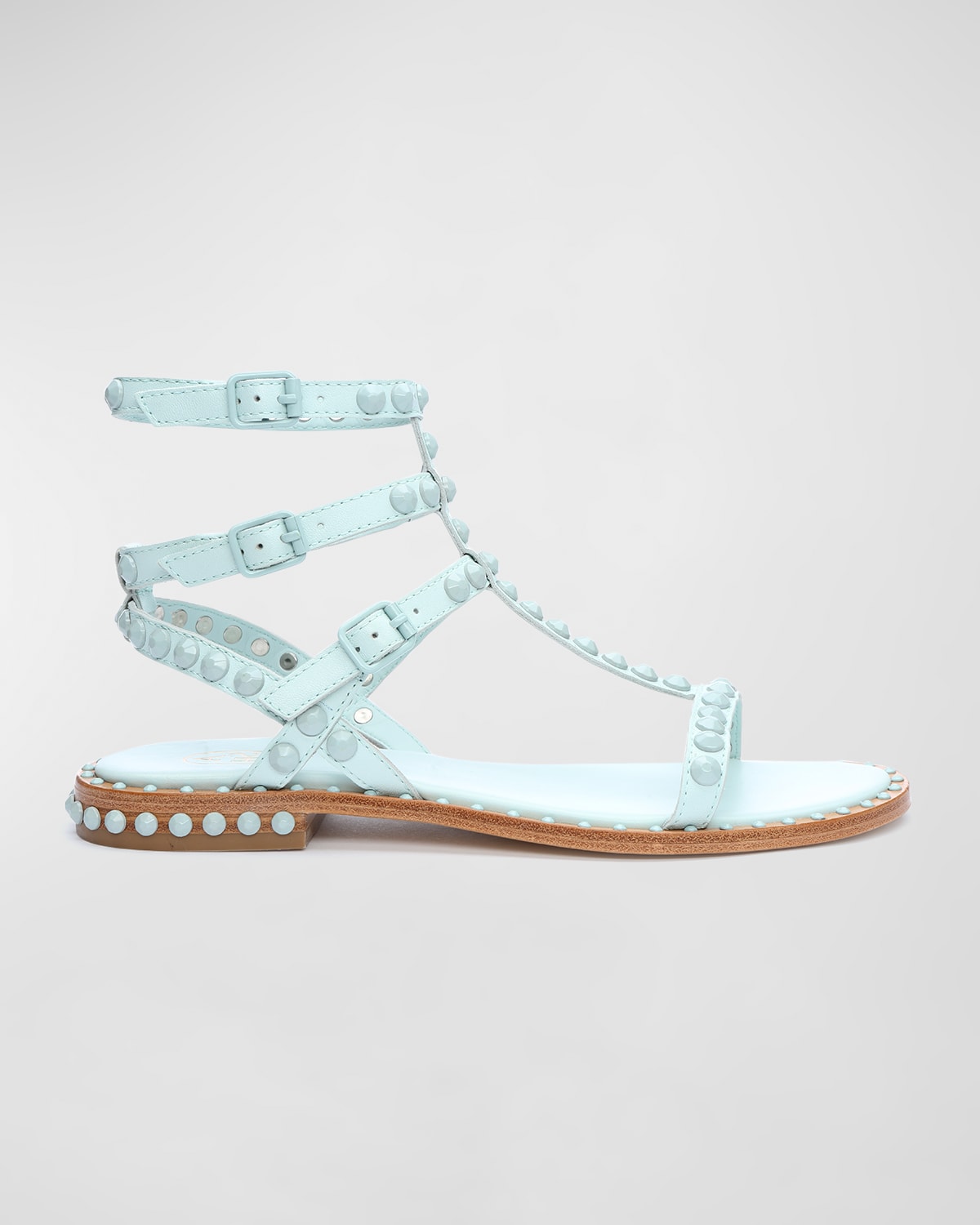Ash Play Bis Sandal In Misty Blue/misty