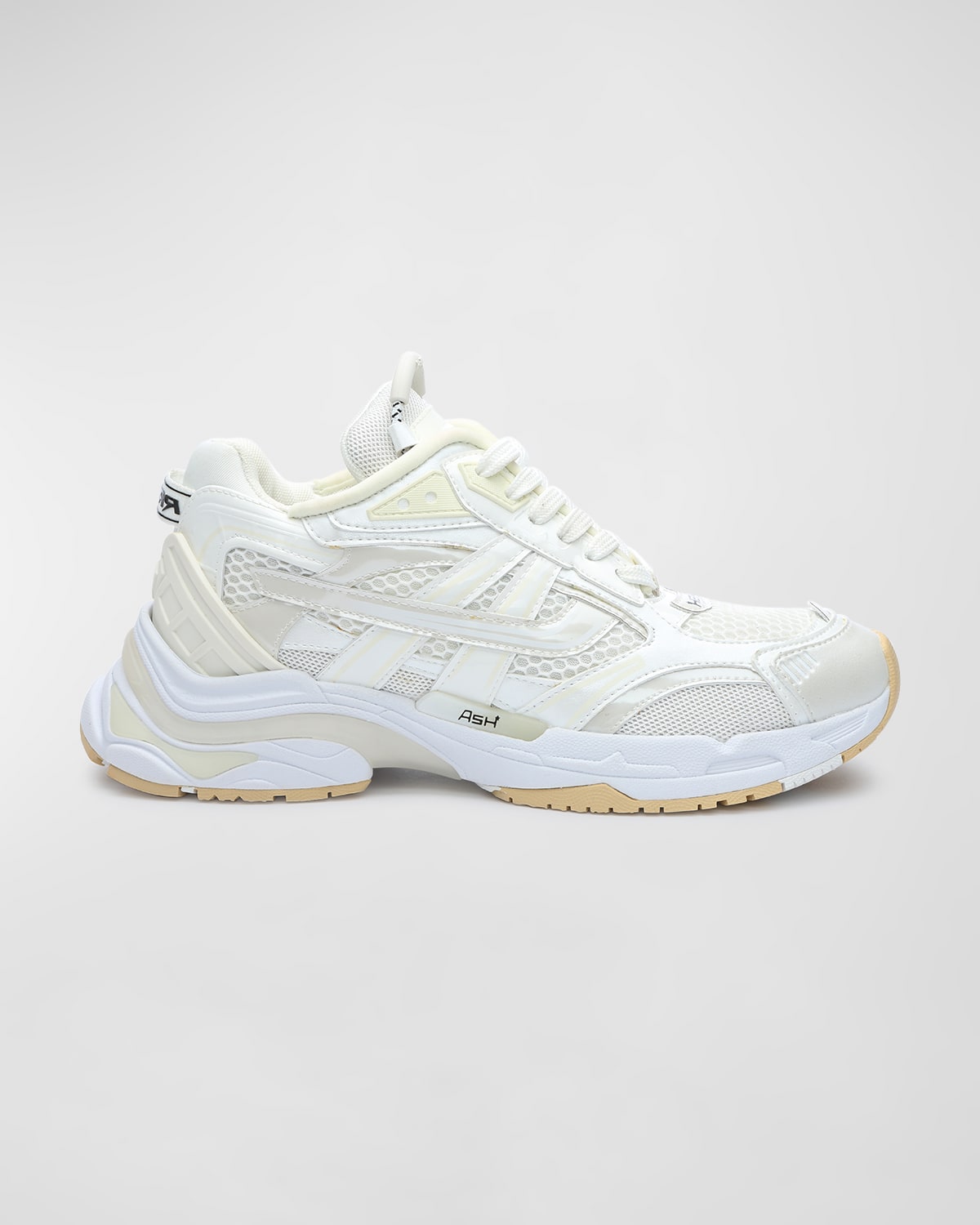 Ash Race Sneakers In White Synthetic Fibers In Off White/white